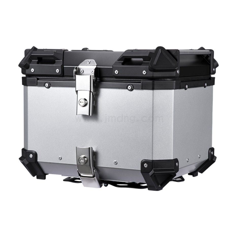 45L Sliver Plating Motorcycle Top Box