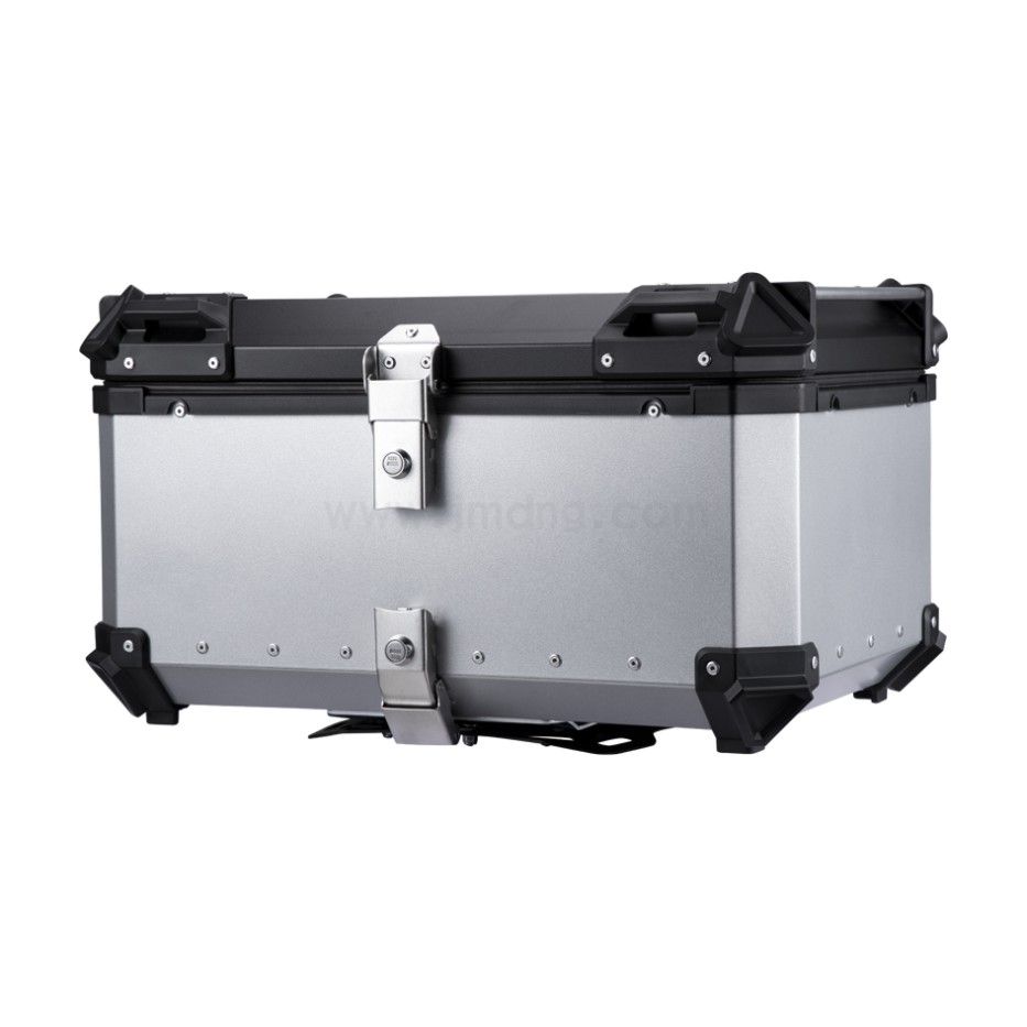 80L Sliver Plating Motorcycle Top Box