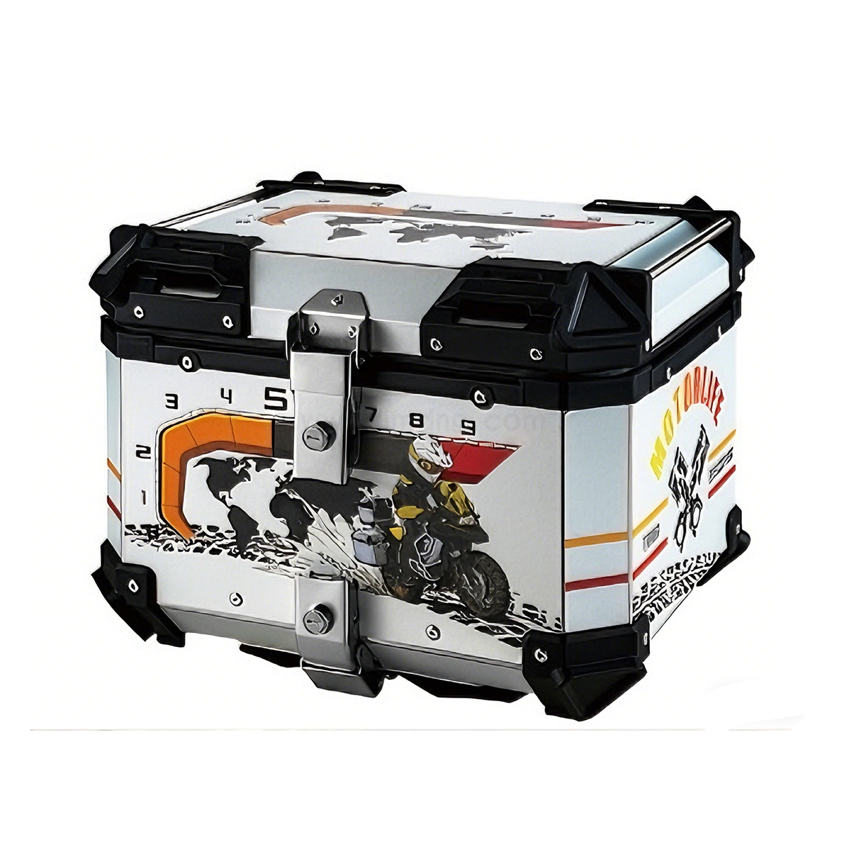 45L Sticker Motorcycle Top Box