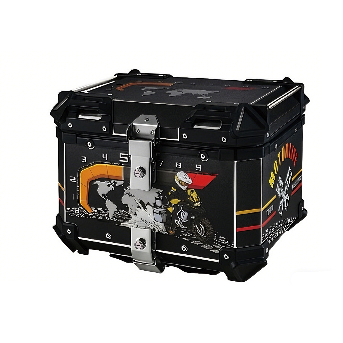 45L Sticker Motorcycle Top Box
